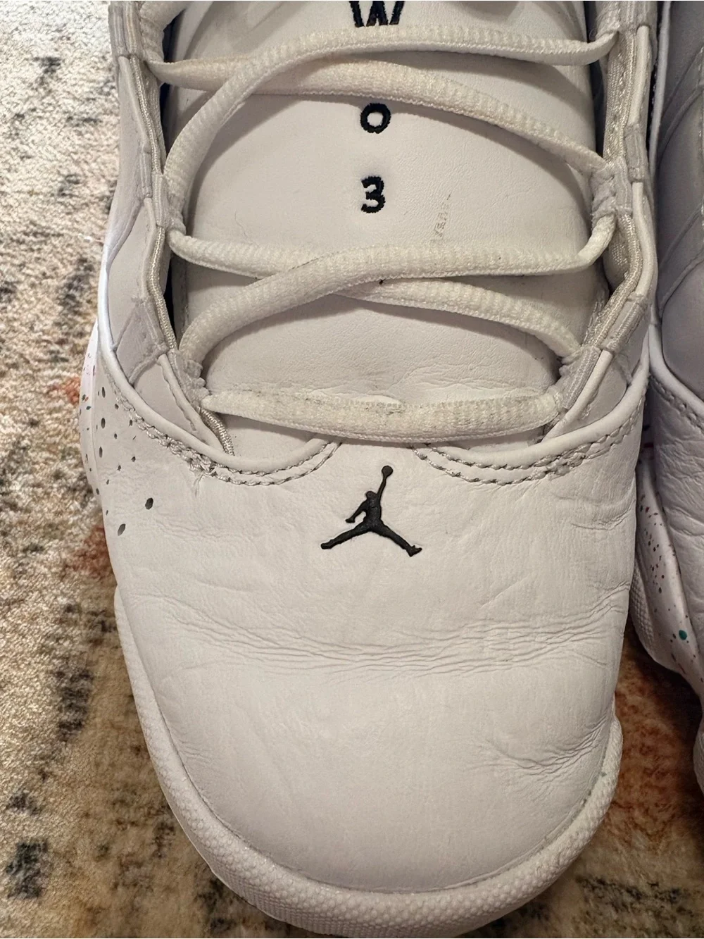 Jordan Men’s 6 Rings Mid Confetti Size 12